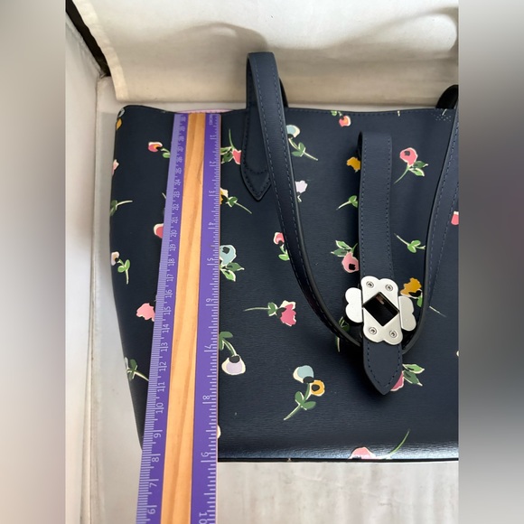 Kate Spade Navy Floral Tote Bag - Picture 14 of 14